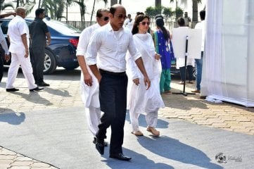 Celebs Condolence To Sridevi At Mumbai